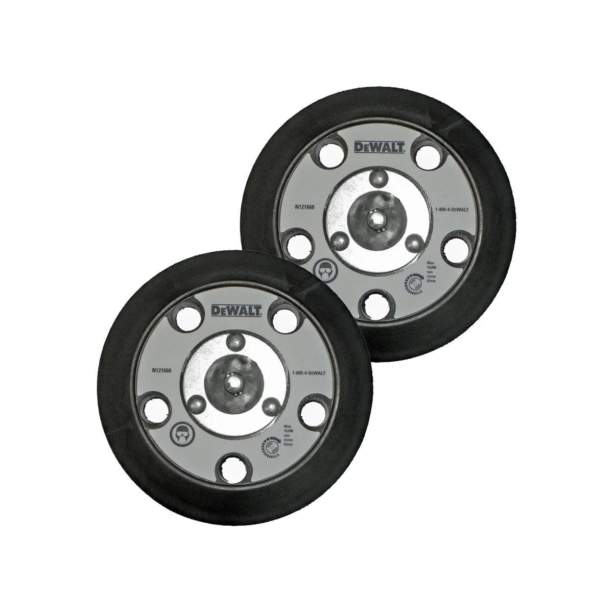 DeWalt DWE6401DS Shroud - (2 Pack) 13904 5" Backing Pad 5 Holes - N121668-2PK