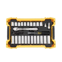 DeWalt ToughSystem - Metric/SAE Mechanic's Tool Set - 3/8 and 1/2 in. drive - 85 Pieces